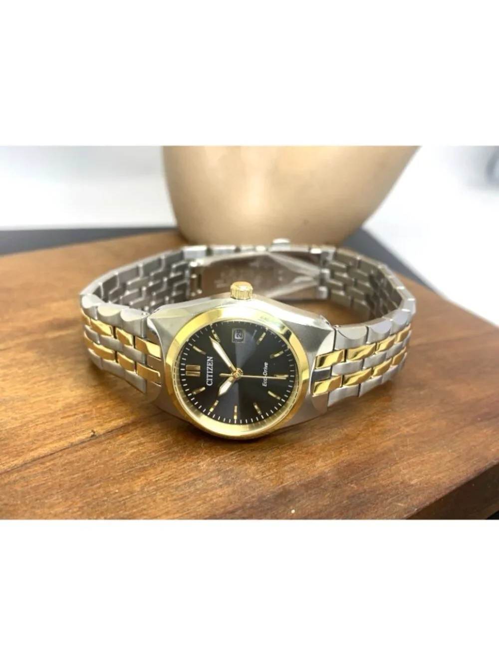 Citizen Women's Watch EW2299-50E Eco Drive Black Dial Two Tone Stainless Steel